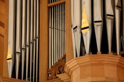 Orgel und Klavicord Konzert von Benjamin Righetti in der Kirche von Saessolsheim (Elsaß, Frankreich)