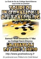 1er tournoi international de go de Strasbourg