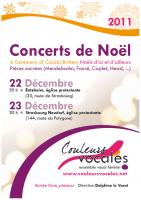 Concerts de Noël / ensemble vocal féminin Couleurs Vocales