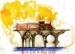 Attention, s'il vous plait, le BalkanZug entre en gare<br />
Cérémonies de départ du projet européen BalkanZug (OFAJ-ERASMUS+)