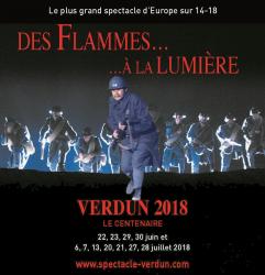 Des Flammes à la Lumière<br />
Le Son et Lumière de la Bataille de Verdun