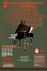 3ème Concours des Voix d'Opéra d'Afrique Paris 2024