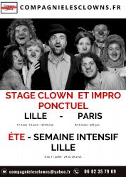 Stage clown à Lille et Paris