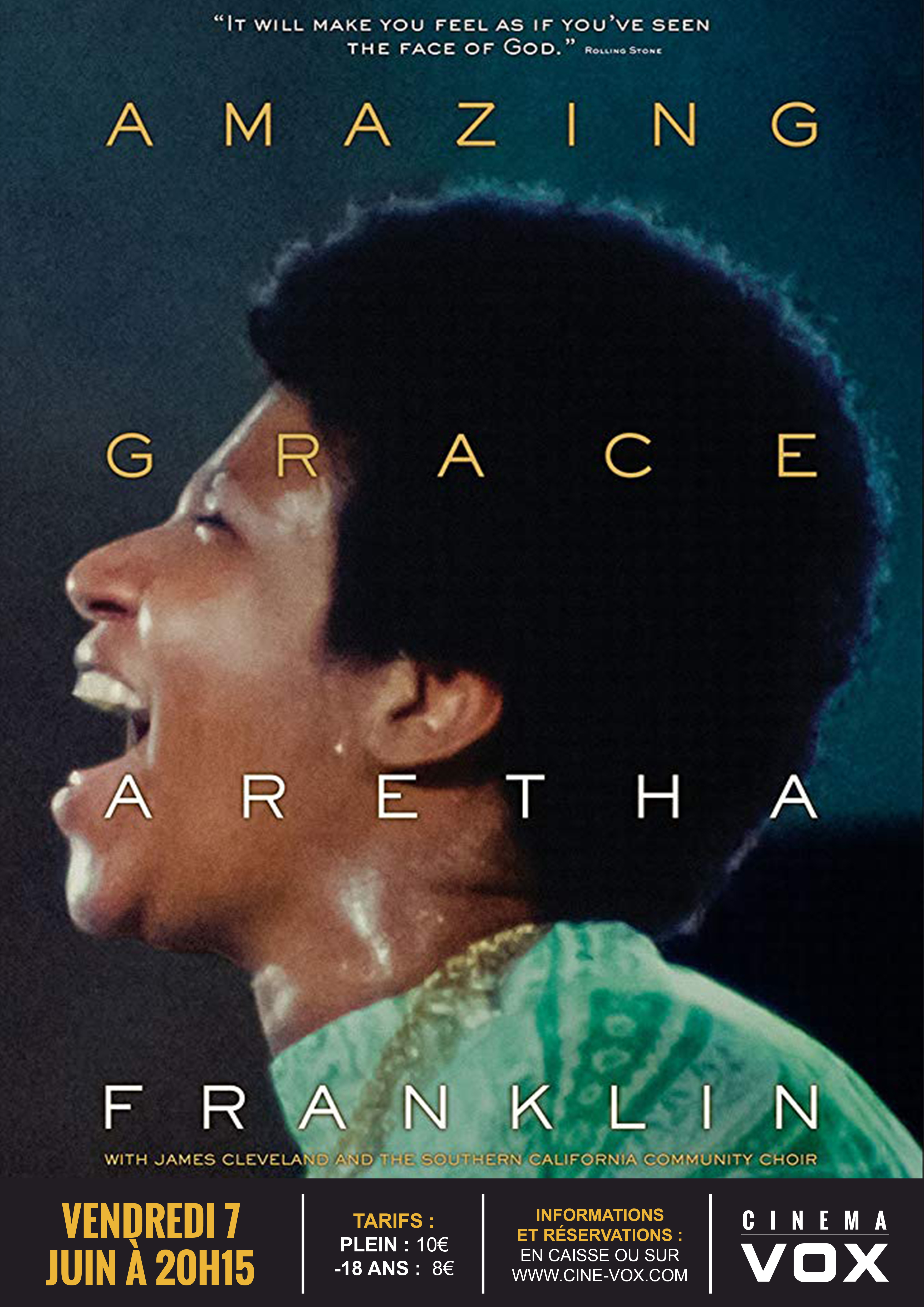 Concert Aretha Franklin : Amazing Grace