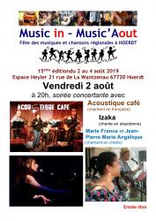 Festival Music in - Music'Aout : soirée concertante