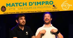 Match d'impro : 6ème B vs Une équipe de ping-pong