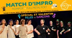 Match d'impro : Filles contre Garçons (Momipop vs Full Metal Poet)