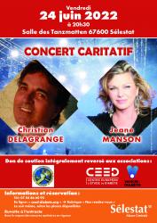 Concert Caritatif : Jeane Manson et Christian Delagrange