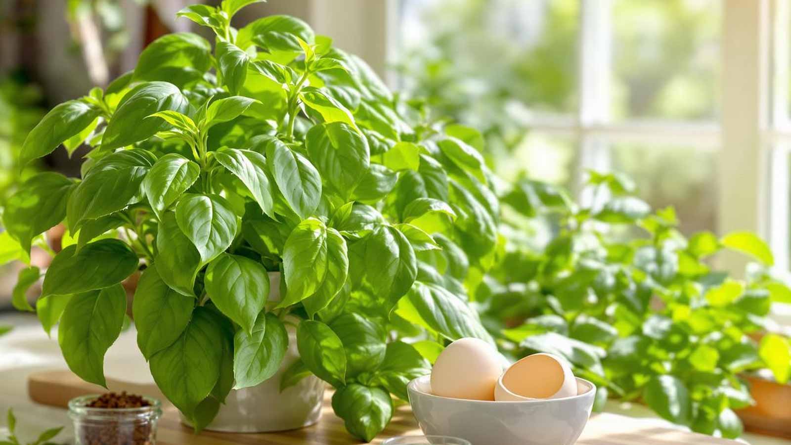 Want to give your basil a miracle boost Add these 2 magic ingredients you already have at home