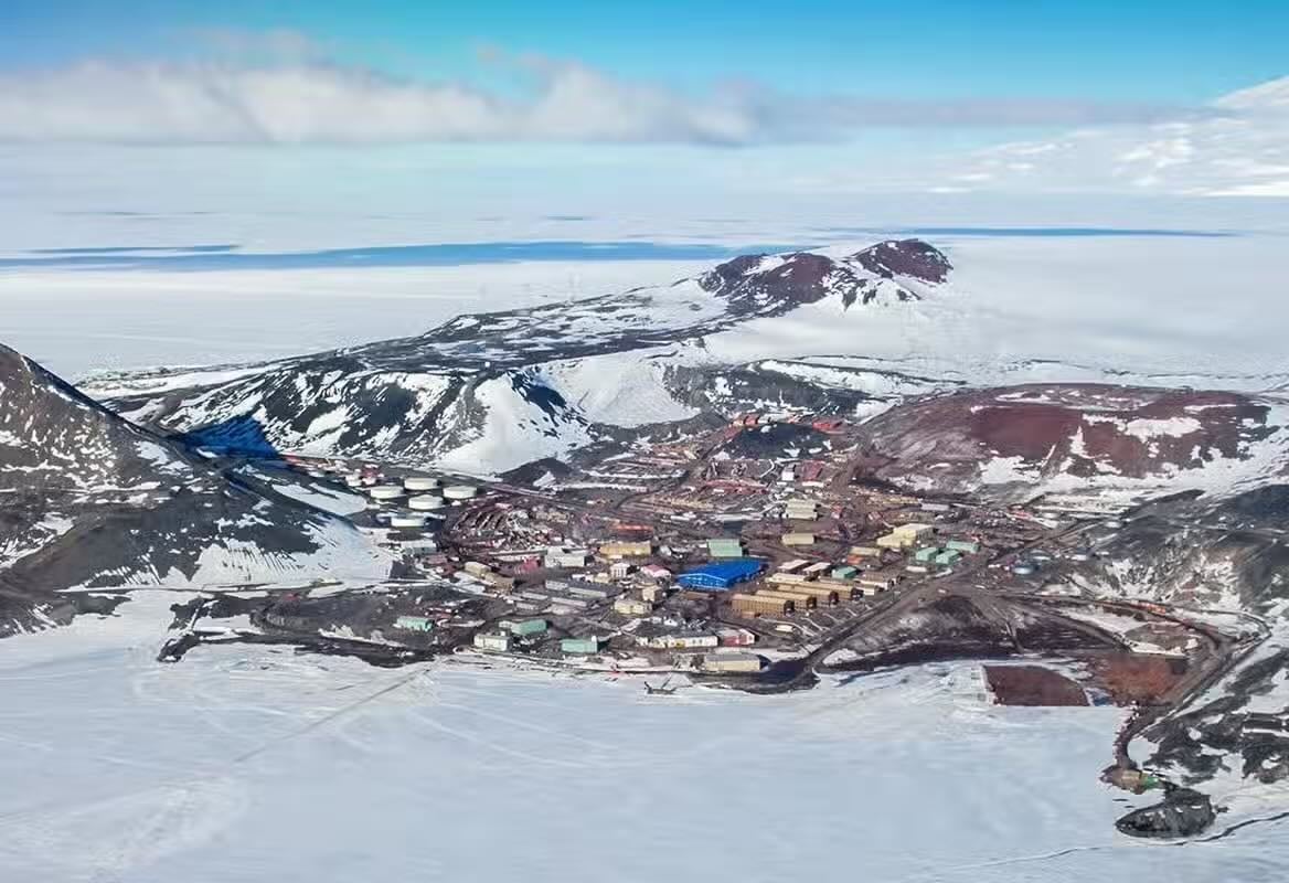 Buried under 2 kilometers of Antarctic ice